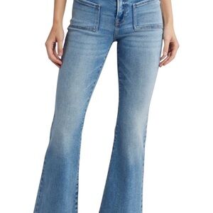 Hidden Jeans. Patch Pocket Flare. Size 29.